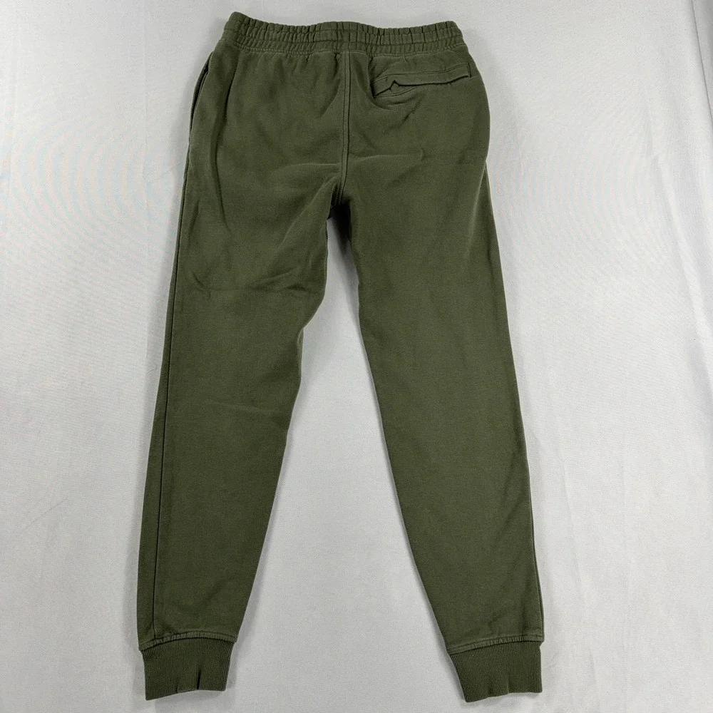 Gymshark Joggers Olive Green Tapered‎ Fleece Sweatpants Mens Small